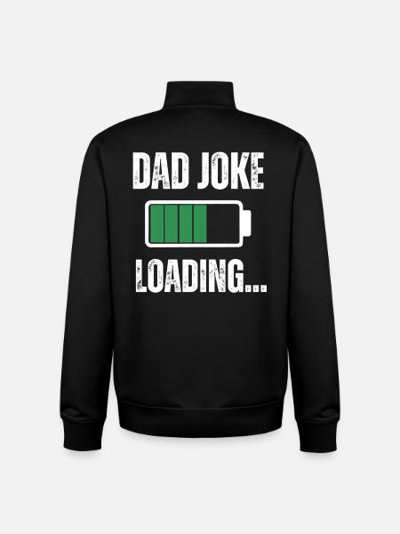 Papa-Witz - Unisex Organic Zip Sweatshirt von Stanley/Stella - Schwarz