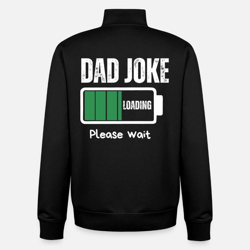 BLAGUE DE PAPA - Sweat zippé unisexe en coton bio Stanley/Stella - noir