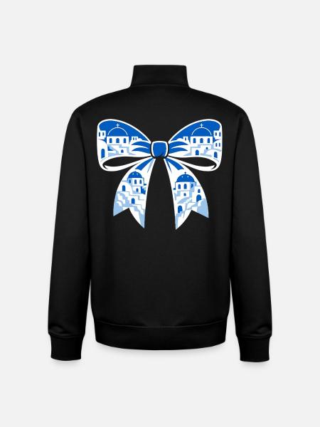 Holiday loop - Unisex Organic Zip Sweatshirt by Stanley/Stella - black