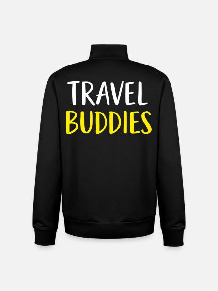 Travel Buddies - Unisex Organic Zip Sweatshirt von Stanley/Stella - Schwarz
