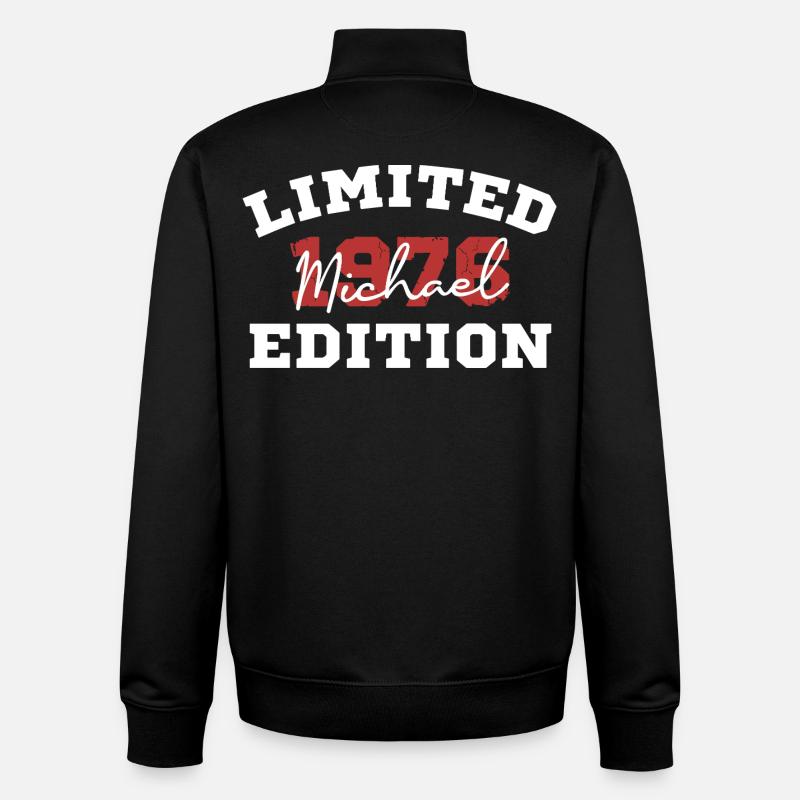 Limited Michael Edition 1976 - Unisex Organic Zip Sweatshirt von Stanley/Stella - Schwarz