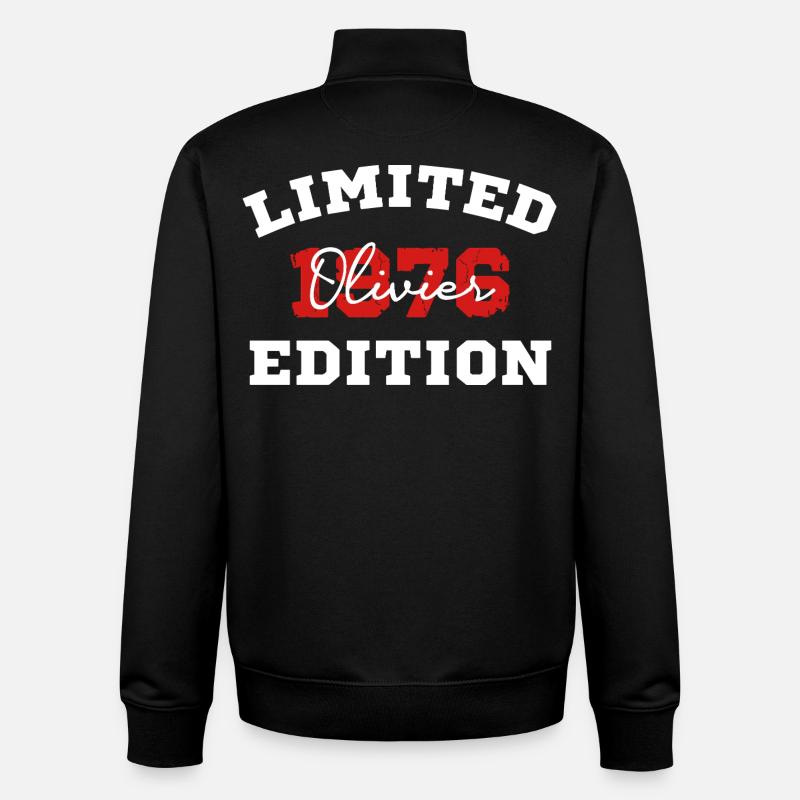 Edition Olivier Limited - Unisex Organic Zip Sweatshirt von Stanley/Stella - Schwarz