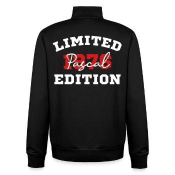 Limitierte Ausgabe Pascal 1976 - Unisex Organic Zip Sweatshirt von Stanley/Stella - Schwarz - Hinten - AI Model Male 185 light (185cm)
