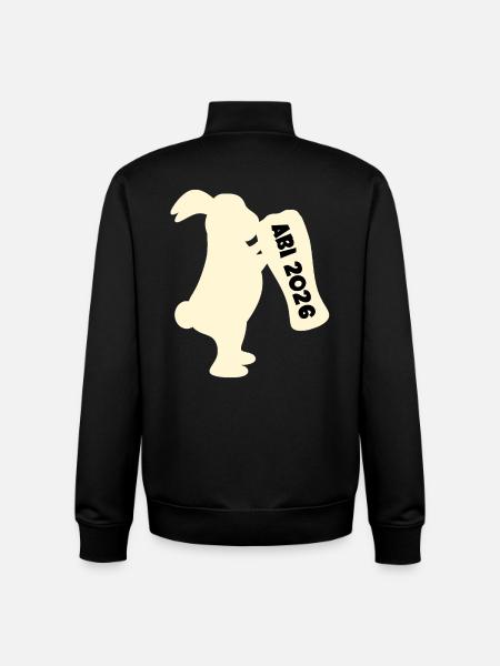 Abitur 2026 Beer - Unisex Organic Zip Sweatshirt by Stanley/Stella - black