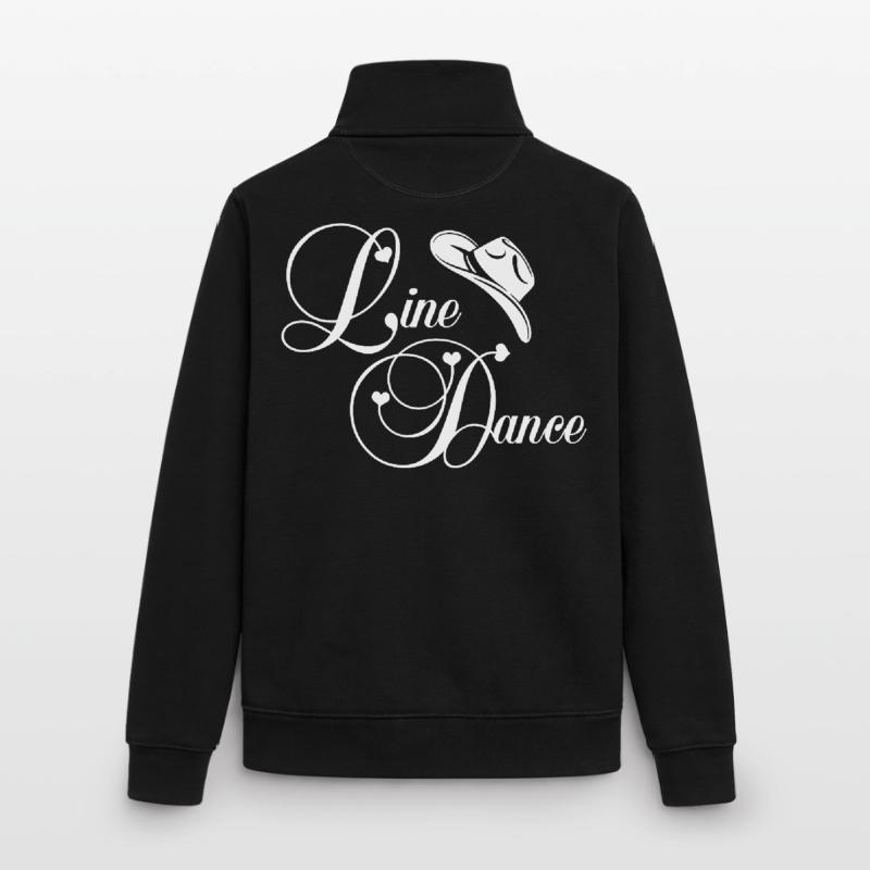 Line Dance Script Logo Unisex Organic Zip Sweatshirt von Stanley/Stella