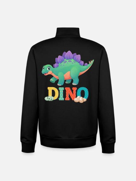 DINO - Unisex Organic Zip Sweatshirt by Stanley/Stella - black