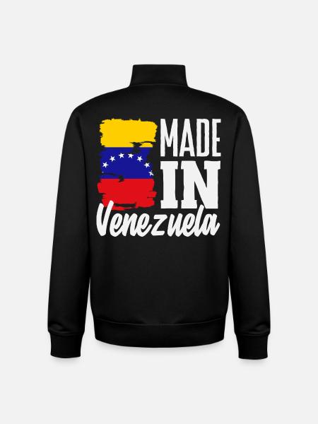Venezuela Flag Pride & Home Venezuela - Unisex Organic Zip Sweatshirt by Stanley/Stella - black