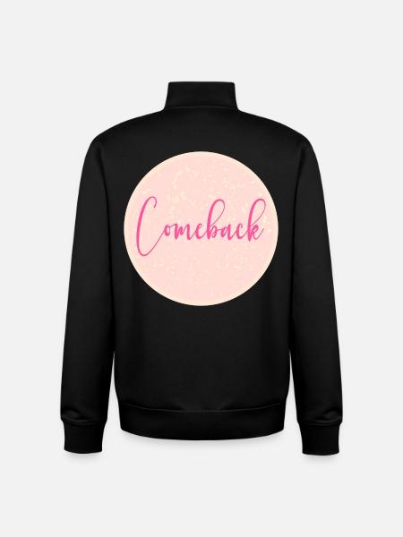 Comeback - Unisex Organic Zip Sweatshirt by Stanley/Stella - black