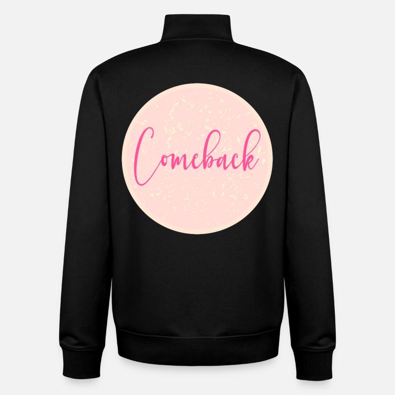 revenir - Sweat zippé unisexe en coton bio Stanley/Stella - noir