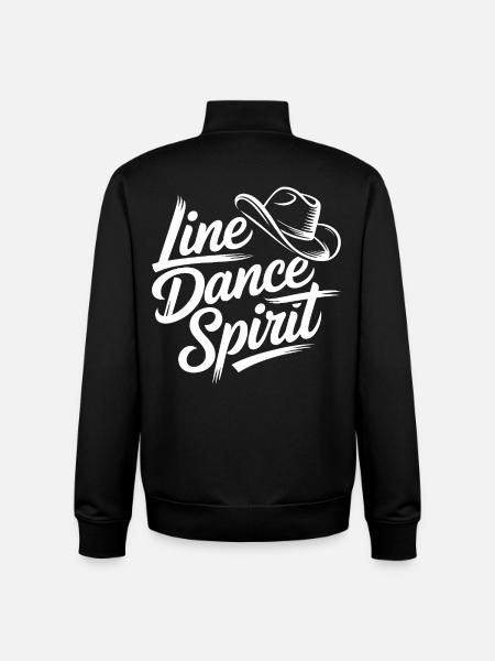 Line Dance Spirit - Unisex Organic Zip Sweatshirt by Stanley/Stella - black