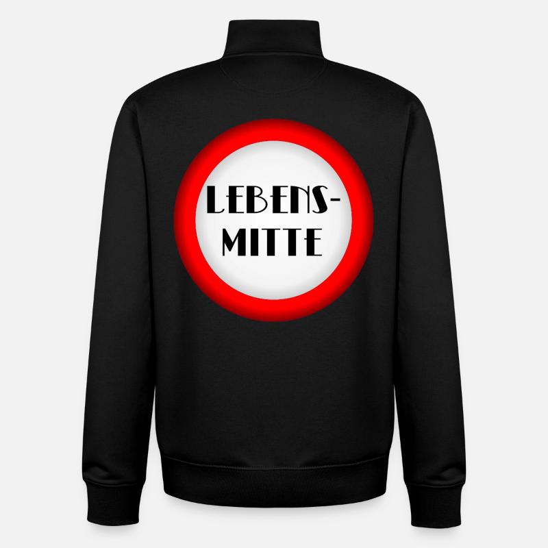 Lebensmitte Menopause - Unisex Organic Zip Sweatshirt von Stanley/Stella - Schwarz