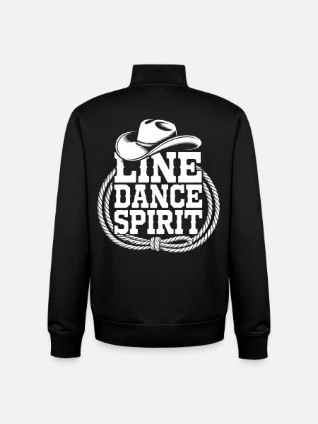 Line Dance Style - Unisex Organic Zip Sweatshirt by Stanley/Stella - black