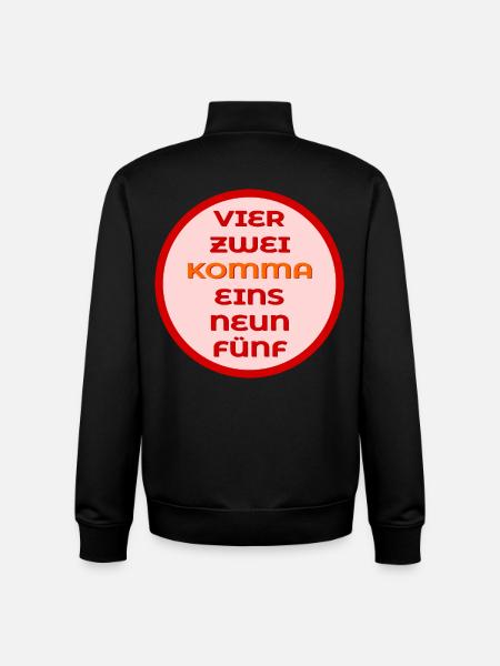 Marathon Ziel - Unisex Organic Zip Sweatshirt von Stanley/Stella - Schwarz