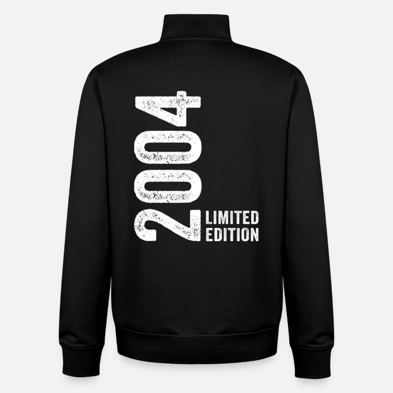 2004 Édition Limitée 22 ans anniversaire - Sweat zippé unisexe en coton bio Stanley/Stella - noir