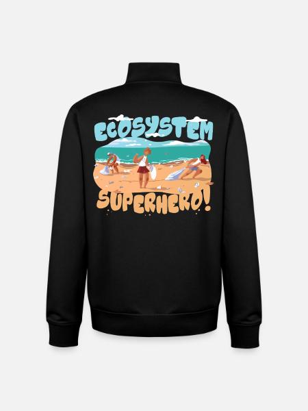 Ecologist Ecology - Unisex Organic Zip Sweatshirt by Stanley/Stella - black
