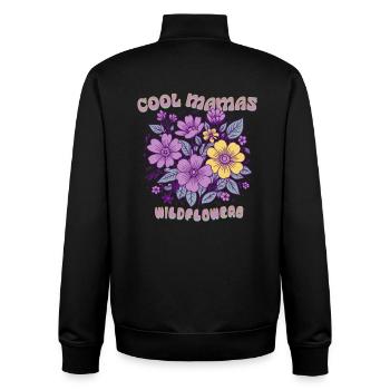 T-shirt Bohème Wildflowers Cool Mamas - Pastel - Sweat zippé unisexe en coton bio Stanley/Stella - noir - Dos - AI Model Male 185 light (185cm)