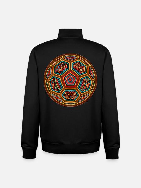 Fussball Mola - Unisex Organic Zip Sweatshirt von Stanley/Stella - Schwarz