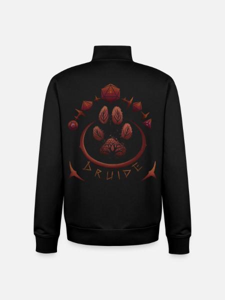 Druide - Unisex Organic Zip Sweatshirt von Stanley/Stella - Schwarz