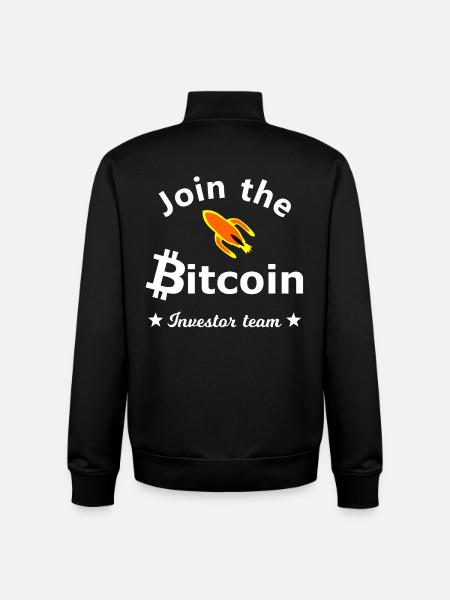 Bitcoin Investor Team - Unisex Organic Zip Sweatshirt by Stanley/Stella - black