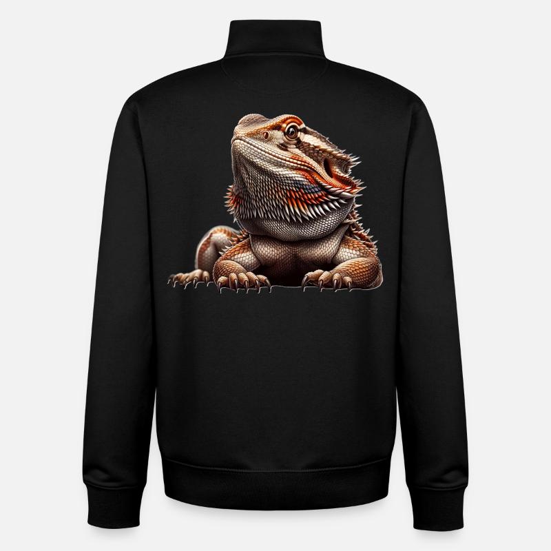 Bartagame - Unisex Organic Zip Sweatshirt von Stanley/Stella - Schwarz