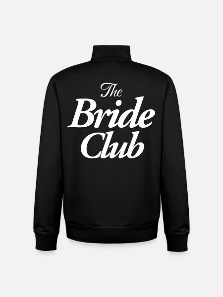 The Bride Club - Unisex Organic Zip Sweatshirt by Stanley/Stella - black