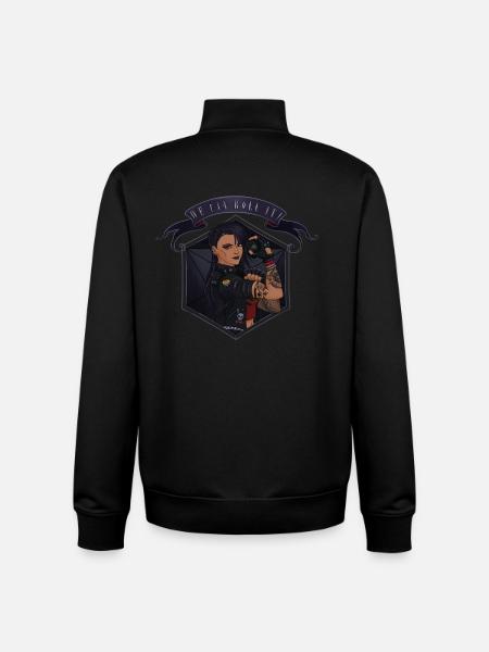 We can ROLL it! Tanned - Unisex Organic Zip Sweatshirt by Stanley/Stella - black