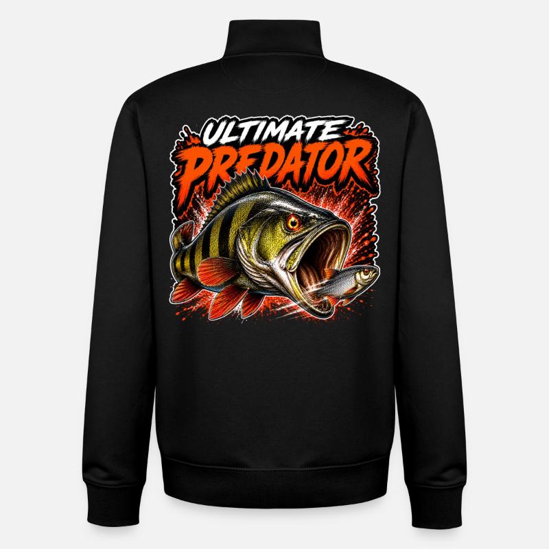 Ultimatives Raubbarschangeln - Unisex Organic Zip Sweatshirt von Stanley/Stella - Schwarz