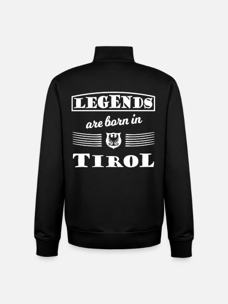 Legends from Tyrol - Unisex Organic Zip Sweatshirt by Stanley/Stella - black