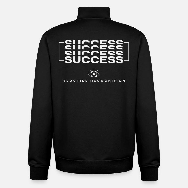 Signature Projector - Success - Unisex Organic Zip Sweatshirt by Stanley/Stella - black