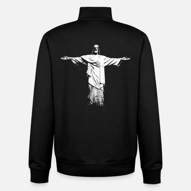 Jesus Rio - Unisex Organic Zip Sweatshirt by Stanley/Stella - black