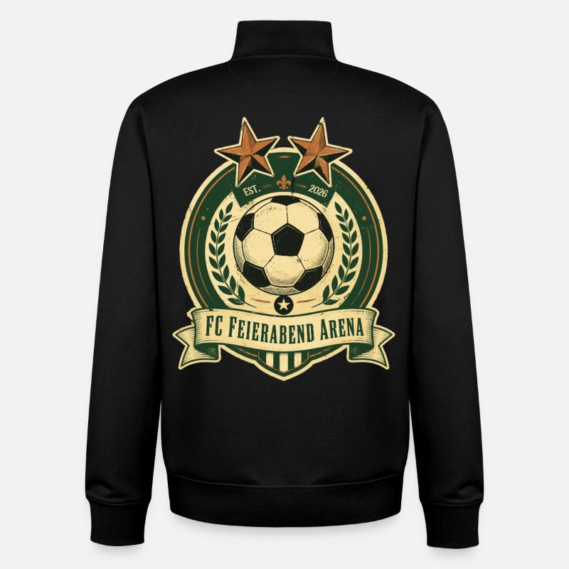 FC Feierabend Arena - Unisex Organic Zip Sweatshirt von Stanley/Stella - Schwarz