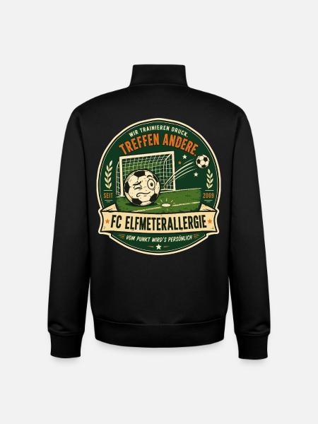 FC Elfmeterallergie - Unisex Organic Zip Sweatshirt von Stanley/Stella - Schwarz