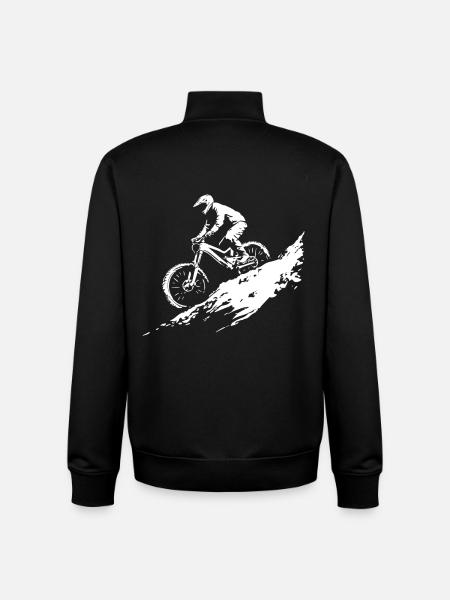 VTT - Sweat zippé unisexe en coton bio Stanley/Stella - noir