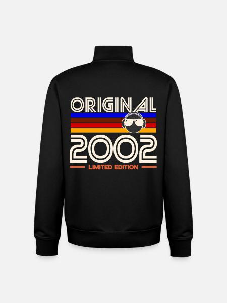Original 2002 Limited Edition Retro - Unisex Organic Zip Sweatshirt by Stanley/Stella - black