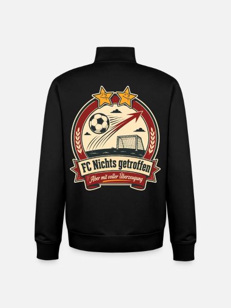 FC Nichts getroffen - Unisex Organic Zip Sweatshirt von Stanley/Stella - Schwarz