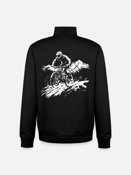 VTT - Sweat zippé unisexe en coton bio Stanley/Stella - noir