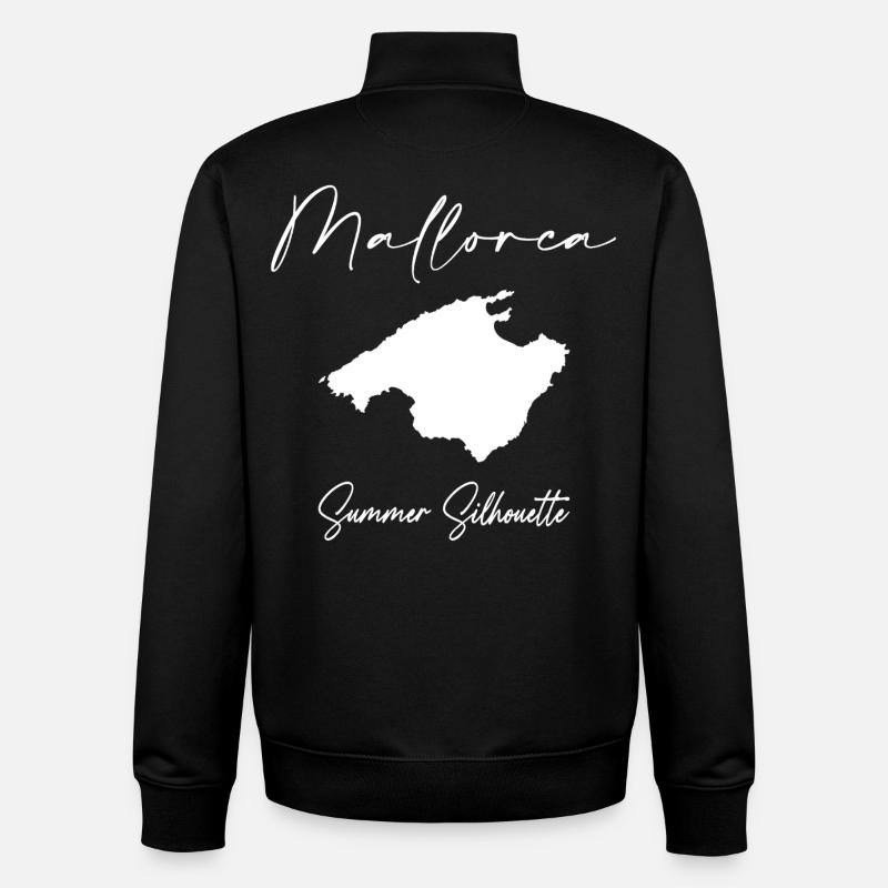 Majorca - Unisex Organic Zip Sweatshirt by Stanley/Stella - black