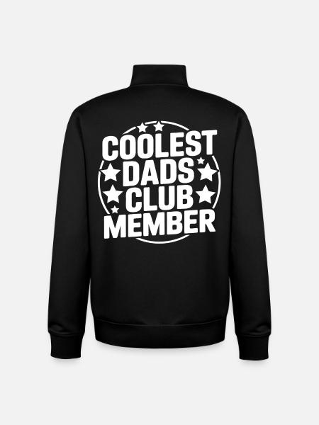 Coolest Dad - Unisex Organic Zip Sweatshirt by Stanley/Stella - black