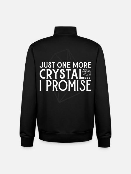 Crystal Addiction - Chakra Healing - Unisex Organic Zip Sweatshirt by Stanley/Stella - black