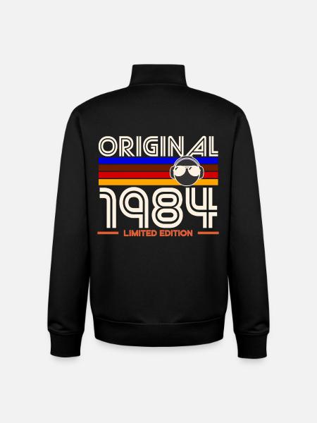 Original 1984 Edition - Unisex Organic Zip Sweatshirt by Stanley/Stella - black