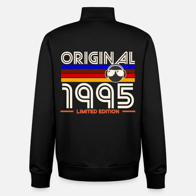 Original 1995 Limited Edition - Unisex Organic Zip Sweatshirt by Stanley/Stella - black