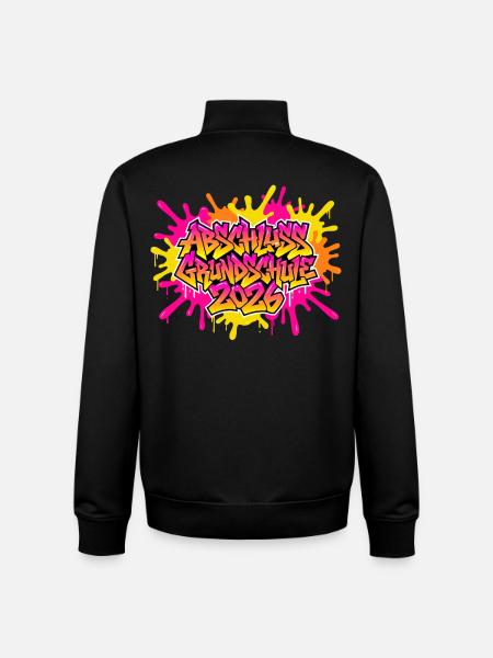 Elementary School Graduation 2026 Graffiti - Unisex Organic Zip Sweatshirt by Stanley/Stella - black