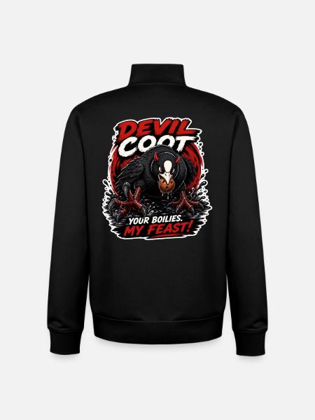 Devil Coot Boilie Thief Karpfenfischen - Unisex Organic Zip Sweatshirt von Stanley/Stella - Schwarz