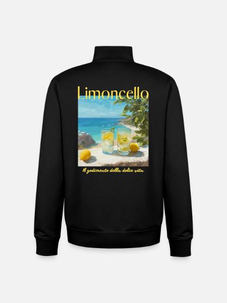 Limonecello am Strand - Unisex Organic Zip Sweatshirt von Stanley/Stella - Schwarz