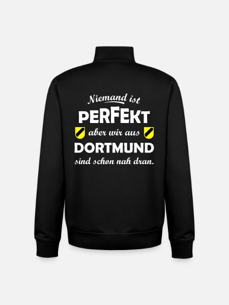 Dortmund Spruchshirt - Unisex Organic Zip Sweatshirt von Stanley/Stella - Schwarz