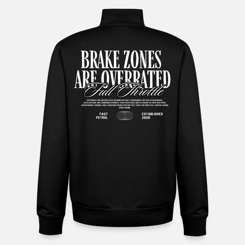 T-shirt de l’hippodrome - Sweat zippé unisexe en coton bio Stanley/Stella - noir