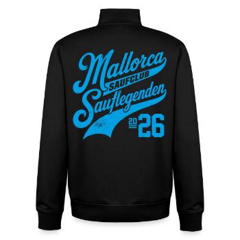 Club de boisson Malle 2026 - Sweat zippé unisexe en coton bio Stanley/Stella - noir - Dos - AI Model Male 185 light (185cm)