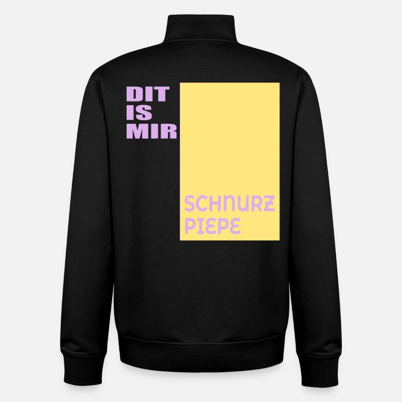Berlinerisch doesn't matter Berlin - Unisex Organic Zip Sweatshirt by Stanley/Stella - black