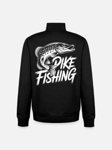 jumping pike - Unisex Organic Zip Sweatshirt by Stanley/Stella - black