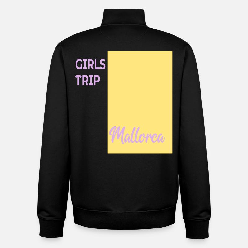 Mädchen Mallorca - Unisex Organic Zip Sweatshirt von Stanley/Stella - Schwarz